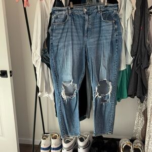 AE Strigid Mom Jeans